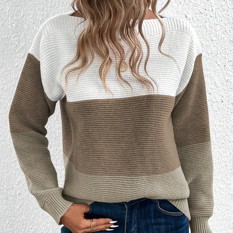 Contrast Stitch Sweater